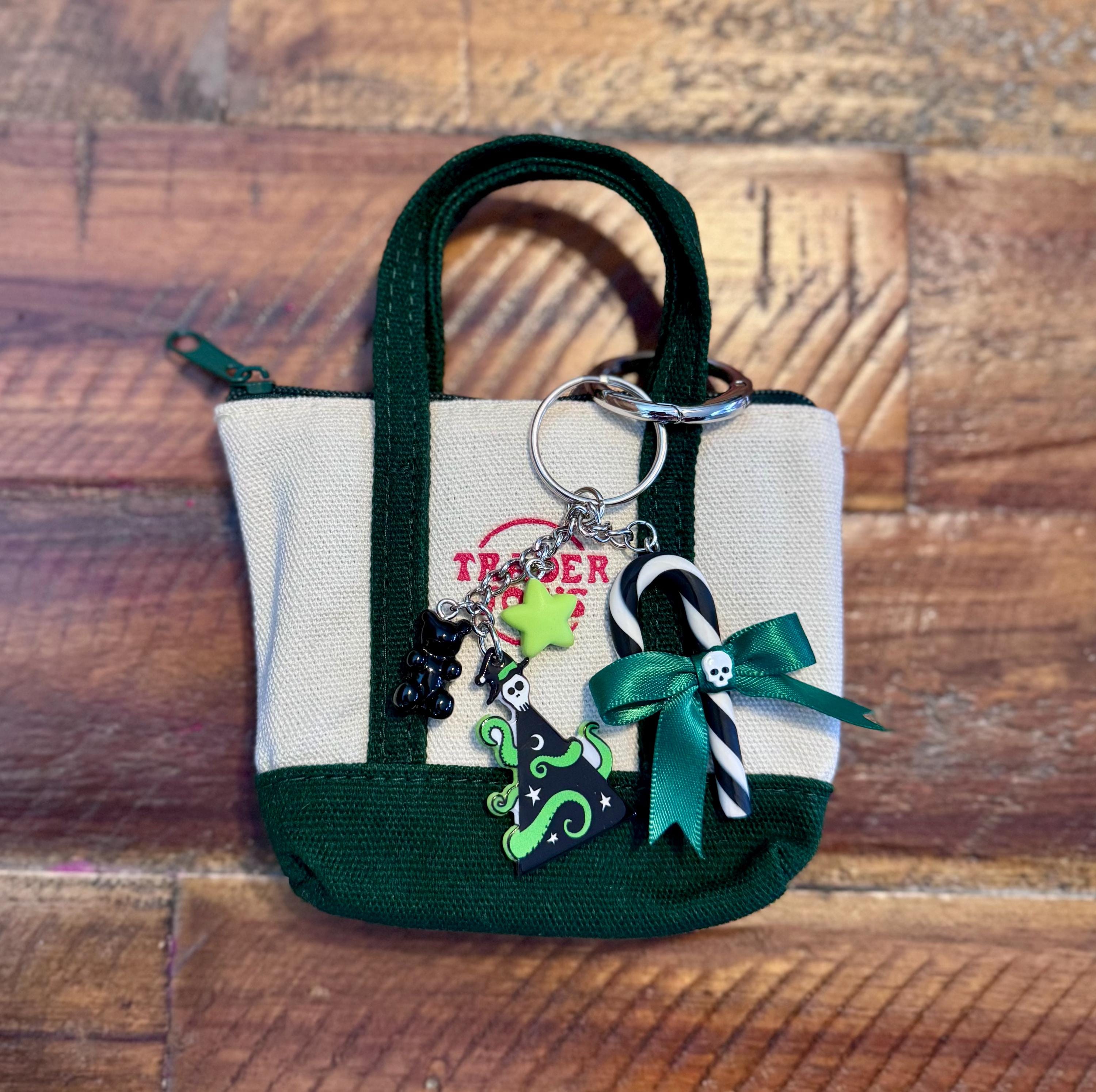 Creepmas Candy Cane Keychain Bag Charm
