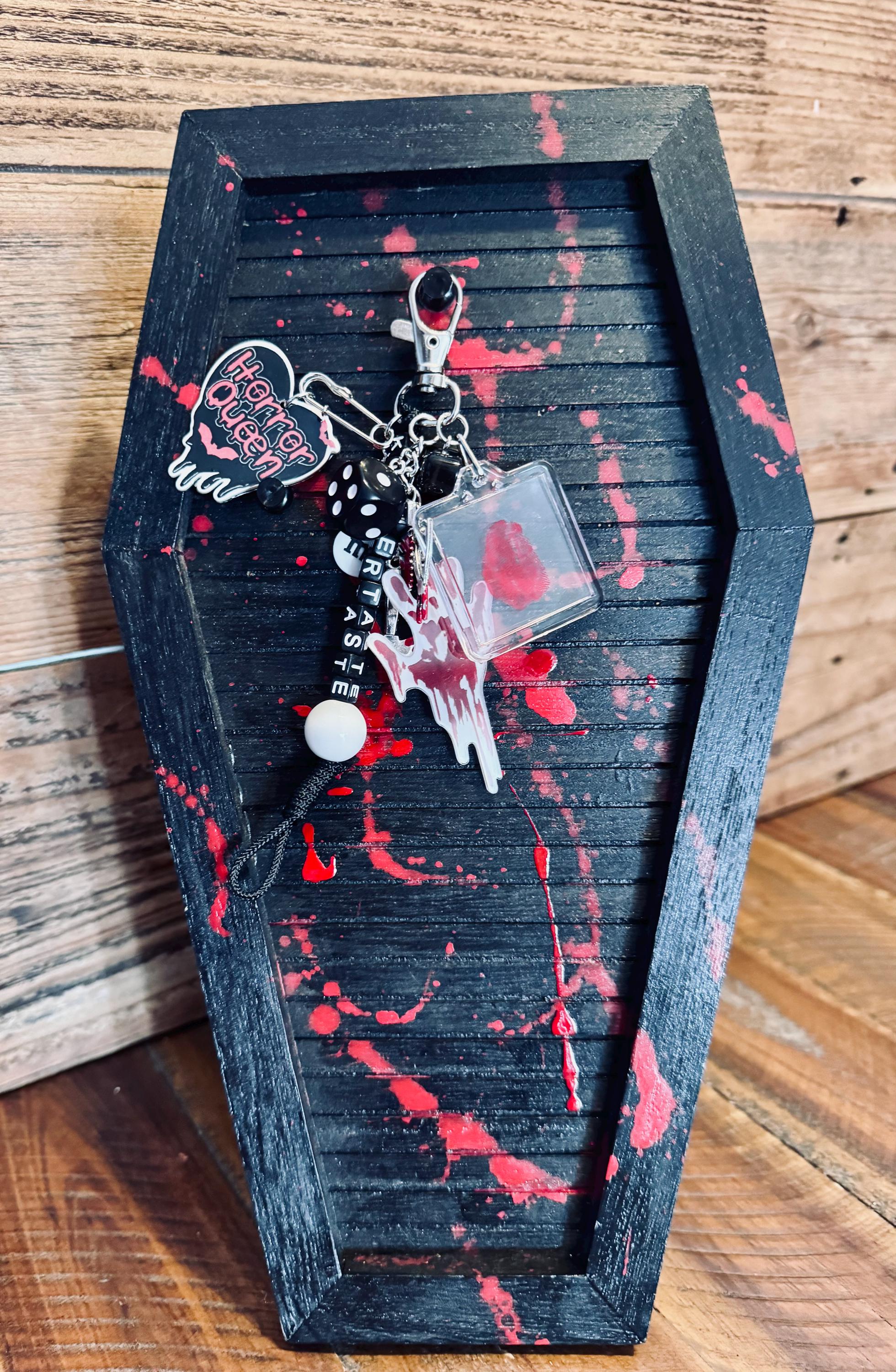 Final Girl Killer Taste Bag Charm Keychain Slasher Girls