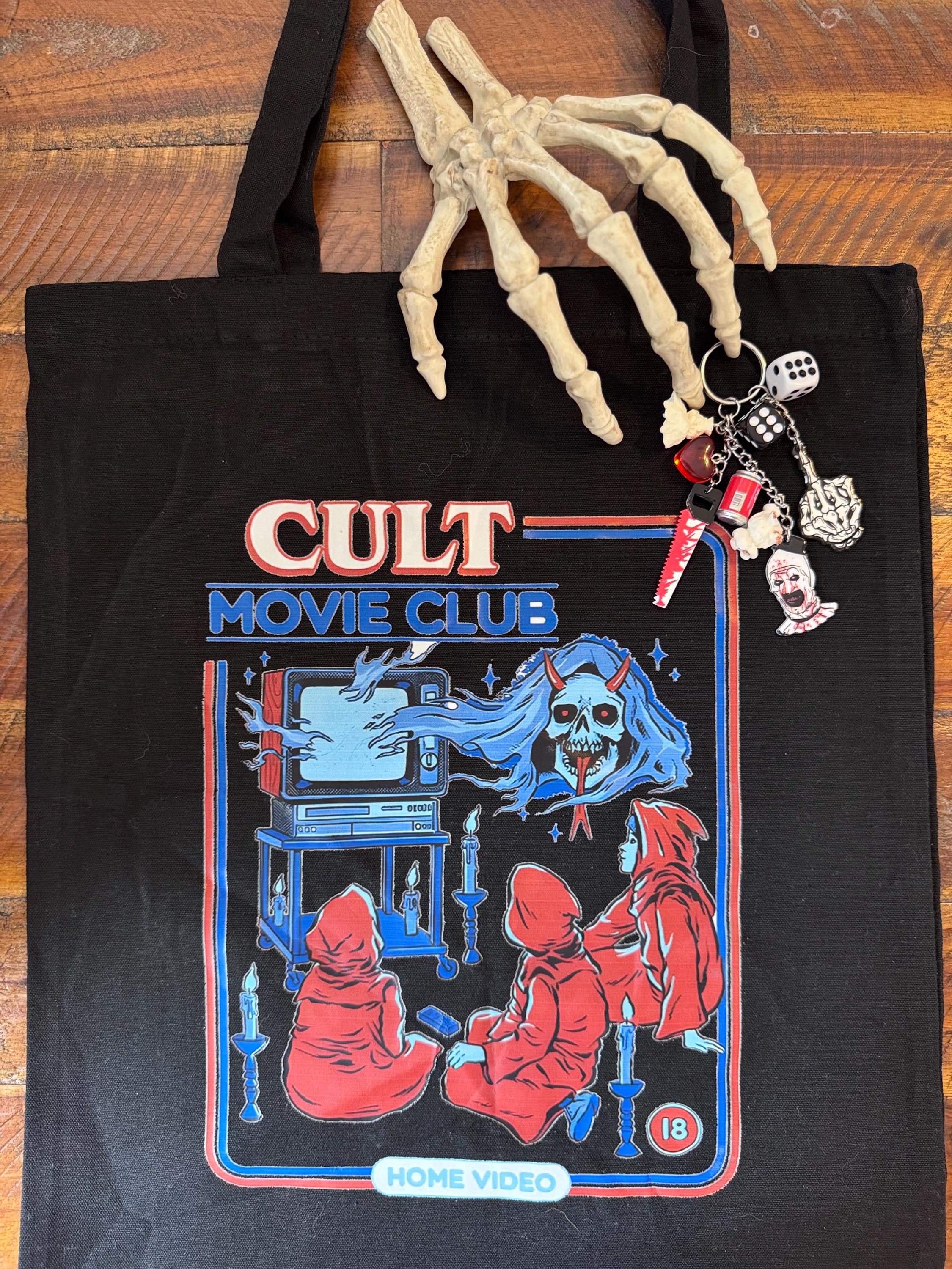 Terrifier Art Clown Bag Charm Keychain