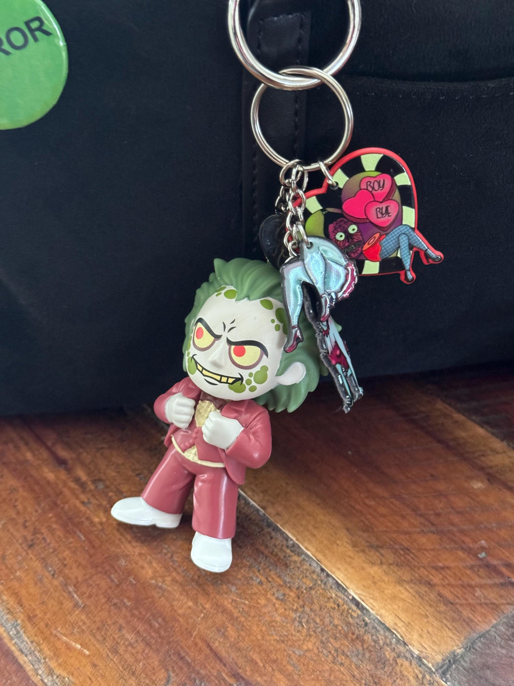 Beetlejuice Wedding Suit Keychain Bag Char Goth Wedding