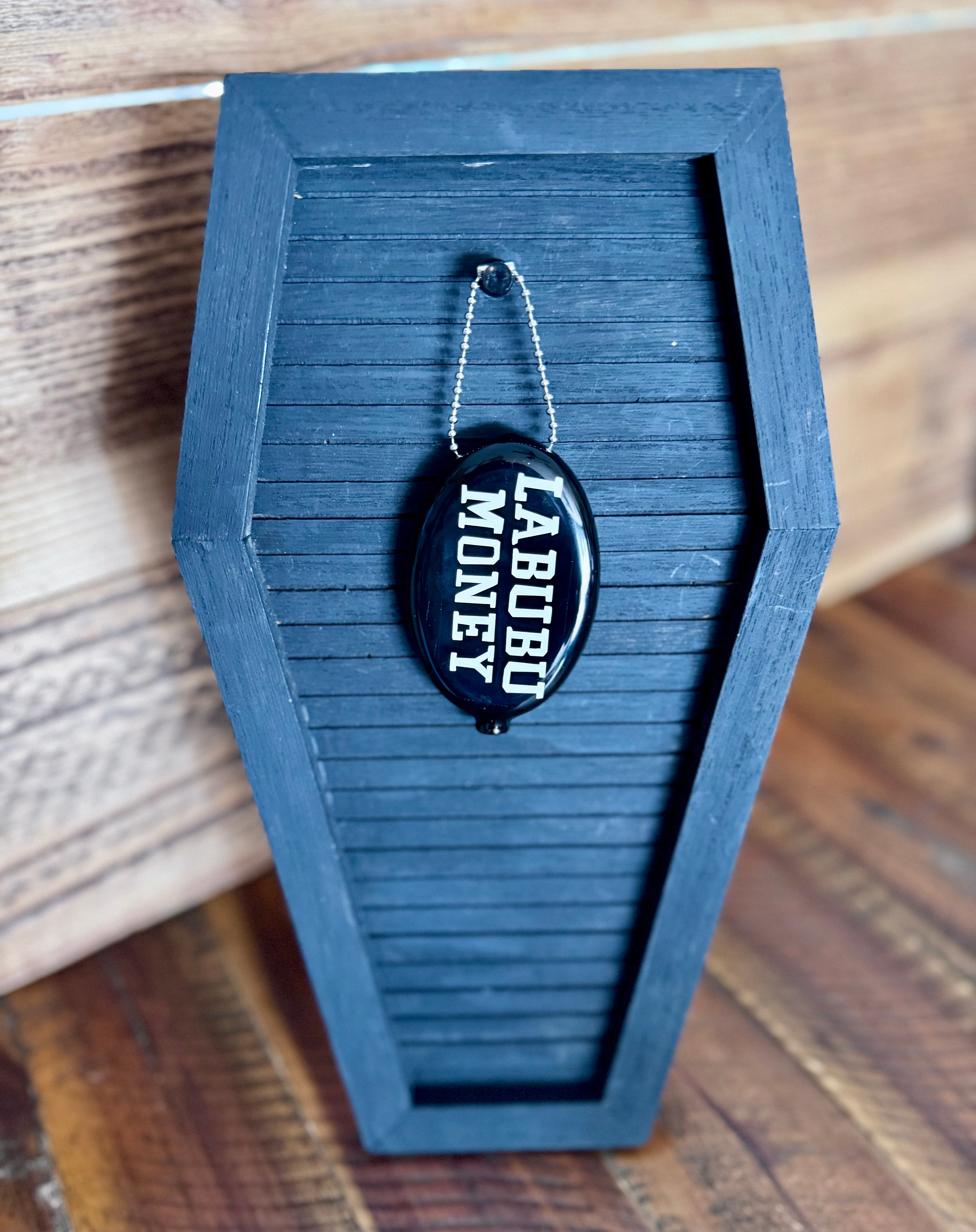 Labubu Money Retro Rubber Coin Purse with Chain