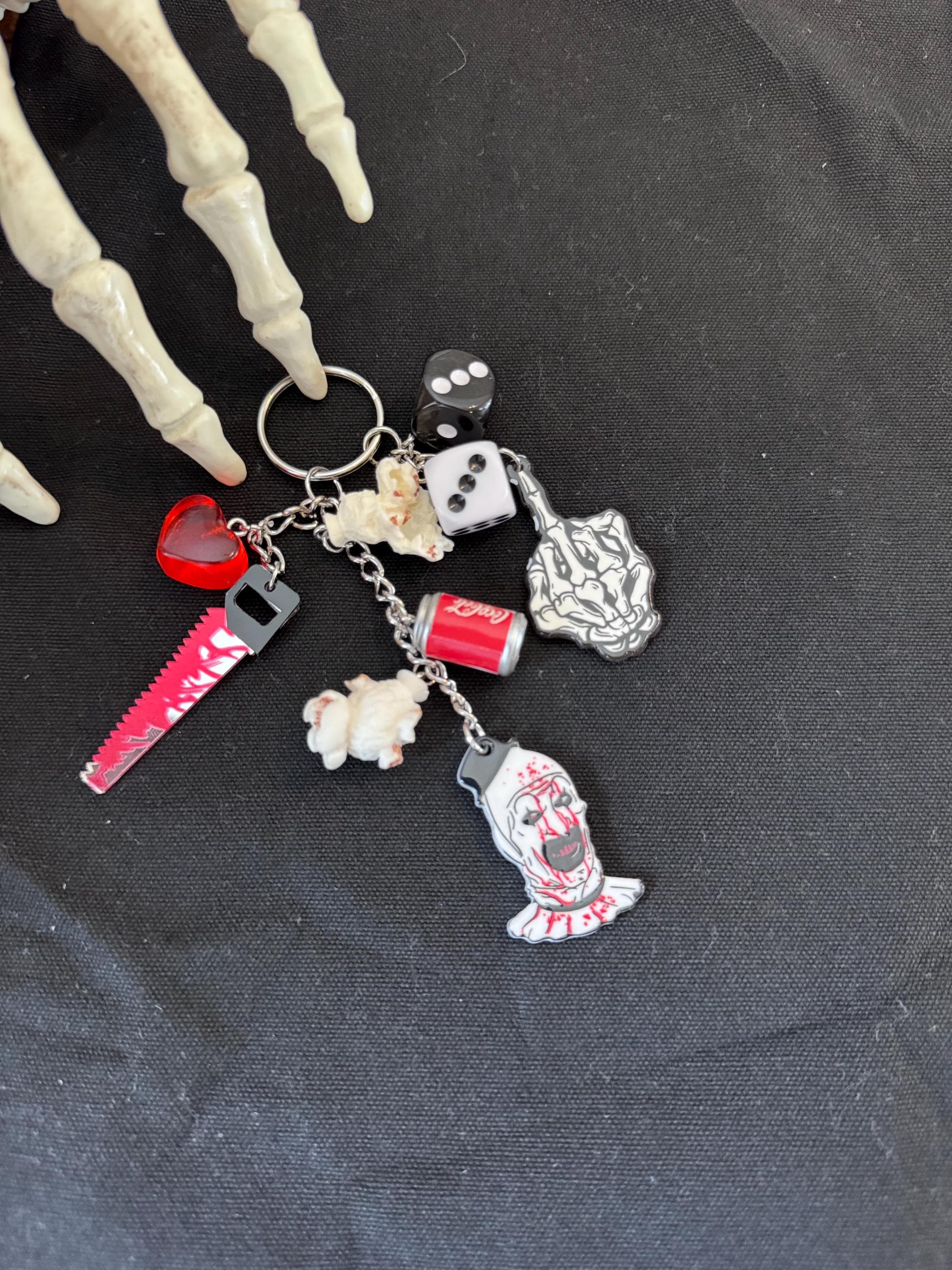 Terrifier Art Clown Bag Charm Keychain